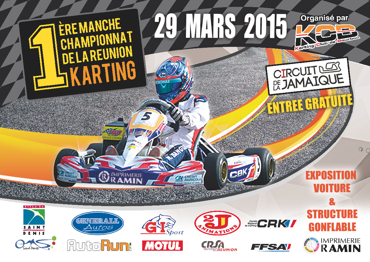 Affiche Karting