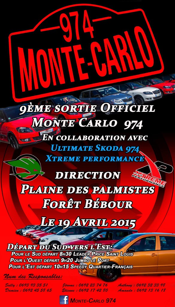 monte carlo 974 sortie skoda