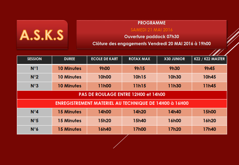 PROGRAMME COURSE ASKS_SAMEDI